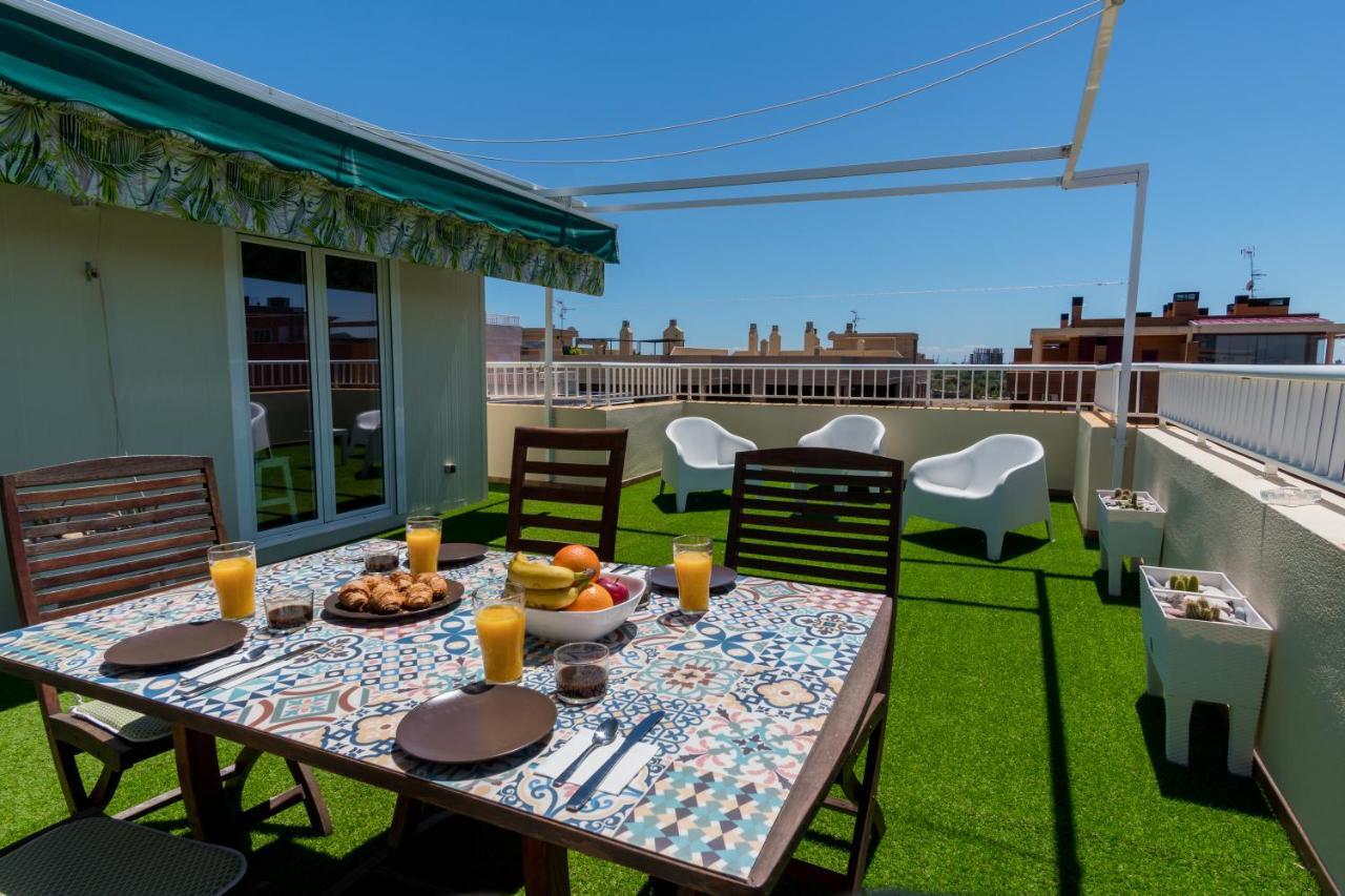 Duplex Penthouse With Terrace. Beach-Pool Canet d'En Berenguer Ngoại thất bức ảnh